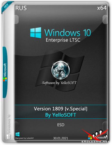 Windows 10 Enterprise LTSC x64 1809.17763.316 v.Special by YelloSOFT (RUS/2021)
