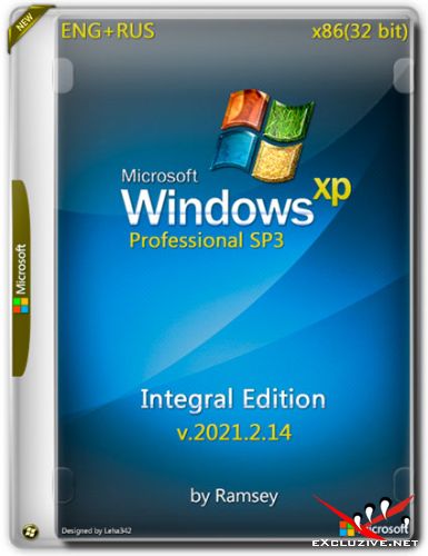 Windows XP Professional SP3 x86 Integral Edition v.2021.2.14 (ENG/RUS)