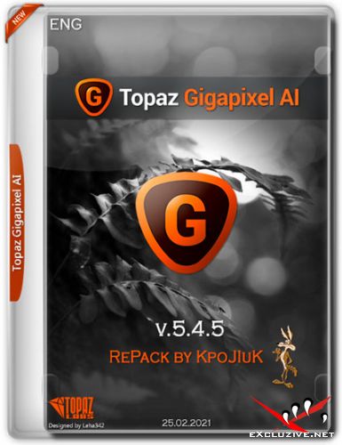 Topaz Gigapixel AI v.5.4.5 RePack by KpoJIuK (ENG/2021)
