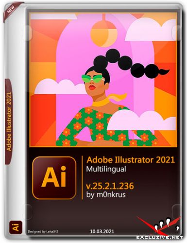 Adobe Illustrator 2021 v.25.2.1.236 Multilingual by m0nkrus (2021)