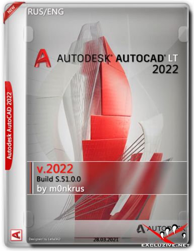 Autodesk AutoCAD LT 2022 Build S.51.0.0 by m0nkrus (RUS/ENG/2021)