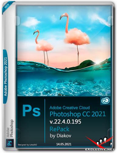 Adobe Photoshop 2021 v.22.4.0.195 x64 RePack by Diakov (MULTi/RUS/2021)