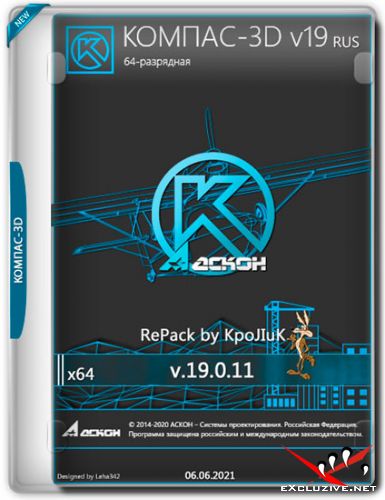 -3D x64 v.19.0.11 RePack by KpoJIuK (RUS/2021)