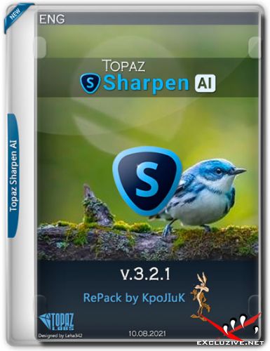 Topaz Sharpen AI 3.2.1 RePack by KpoJIuK (ENG/2021)