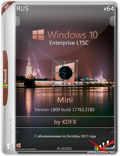 Windows 10 Enterprise LTSC x64 1809.17763.2183 Mini by KDFX (RUS/2021)