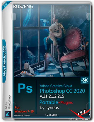 Adobe Photoshop 2020 v.21.2.12.215 Portable +Plugins by syneus (RUS/ENG/2021)