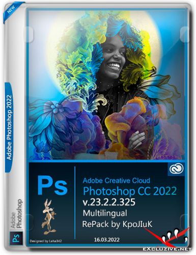 Adobe Photoshop 2022 v.23.2.2.325 RePack by KpoJIuK (MULTi/RUS/2022)