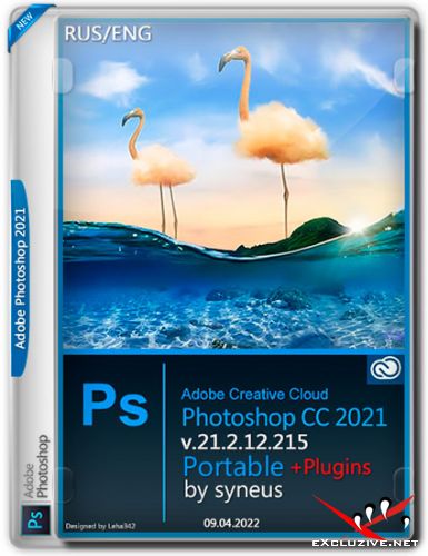 Adobe Photoshop 2021 v.21.2.12.215 + Plugins Portable by syneus (RUS/ENG/2022)