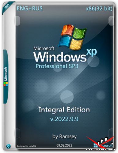 Windows XP Professional SP3 x86 Integral Edition v.2022.9.9 (ENG/RUS)