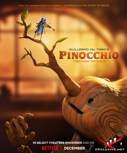 Пиноккио Гильермо дель Торо / Guillermo del Toro’s Pinocchio (2022) WEB-DLRip / WEB-DL (1080p)